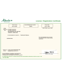 Alberta Recruitent License